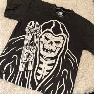 Lurking Class men’s Edgy Black Graphic Tee size XXL NWOT